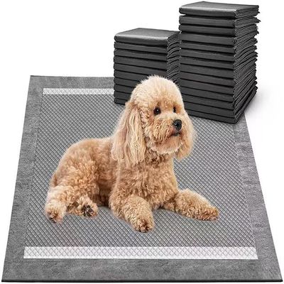 Tecido não tecido Fibra de carbono de bambu Carvão de carvão Pet Underpad Pad de treinamento 60 * 90 para cachorro