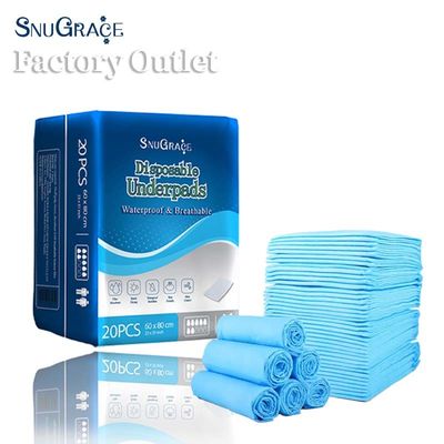 Amostragem gratuita oferecida 6Ply Medical Underpad Incontinência Cama Sob almofadas