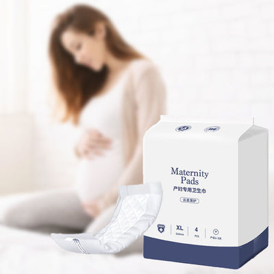 Mãe almofadas de maternidade após o parto Maxi / Super algodão personalizado OEM ODM noite respirável