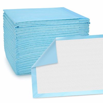 60x90 Hospital Underpad com Fluff Pulp Absorção e Design suave e respirável