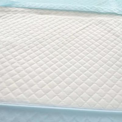 60x90 Hospital Underpad com Fluff Pulp Absorção e Design suave e respirável