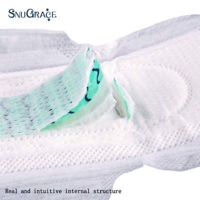SNUGRACE Winged Design Ultra-fina algodão guardanapos sanitários para senhora aceitável OEM ODM