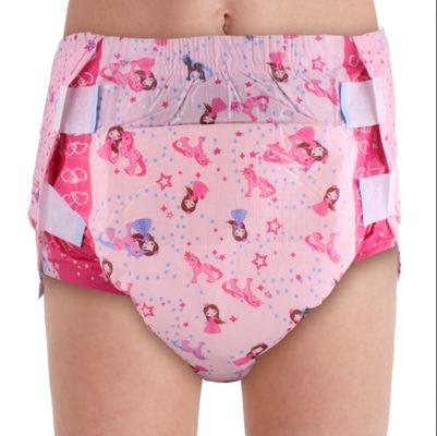 Certificação CE Fraldas para Adultos Impresso Fraldas para Adultos Bonitas Design de desenho animado personalizado