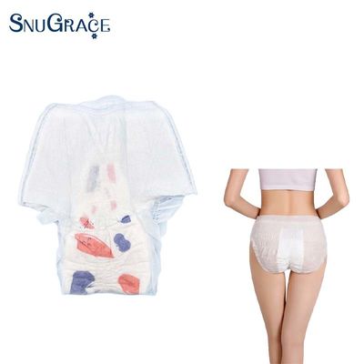 13-60 anos Grupo etário SnuGrace Calças Menstruais Femininas com guardanapo sanitário de 62g/65g