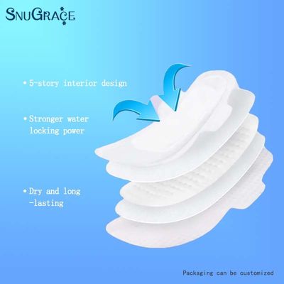 Eco-friendly e confortável SnuGrace Bambú Carvão Fluff Pulpa sanitário guardanapo