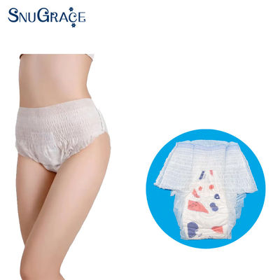 SnuGrace calças menstruais femininas melhoram mais leve respirável e anti-fuga lateral