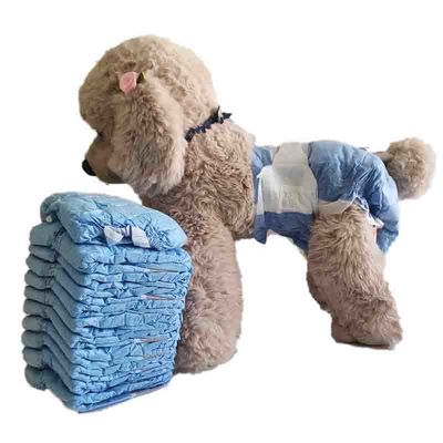 Pênulas femininas para cães com indicador de umidade do canal 3D de prevenção de fugas incluído