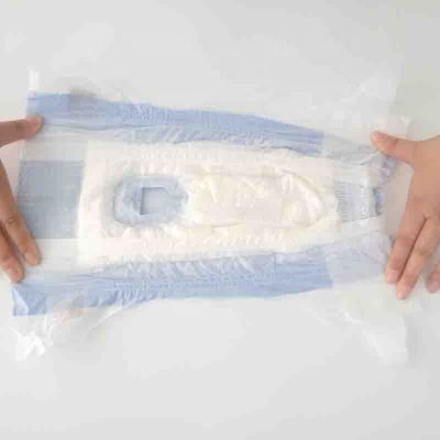 Pênulas femininas para cães com indicador de umidade do canal 3D de prevenção de fugas incluído
