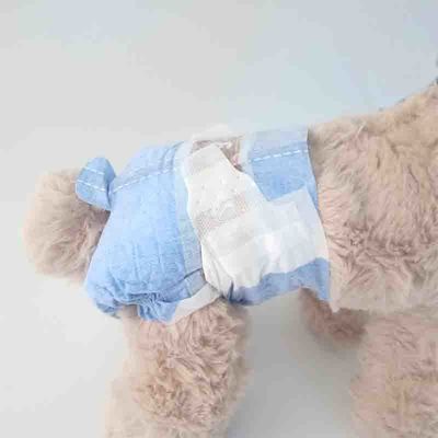 3D Prevenção de fugas de canal de fraldas descartáveis para animais de estimação para cães fabricados por Pet Diaper