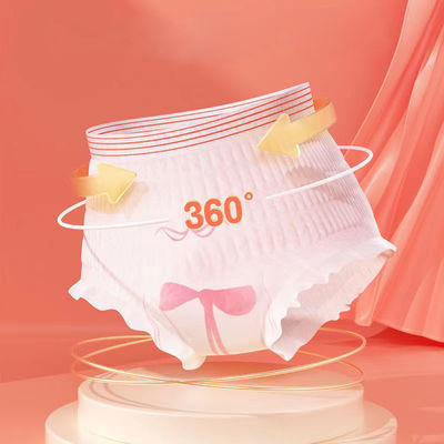 Calças de fraldas de menstruação suaves e super absorventes para mulheres personalizadas e confortáveis