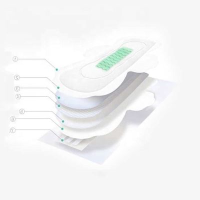 Servidores sanitários de estilo 2023 saudáveis para produtos de higiene feminina comprimento 155-420mm alados