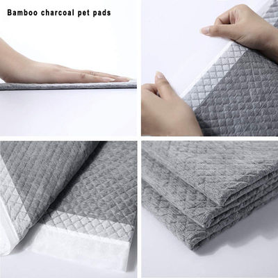 Fibra de carbono Bambú Carvão de madeira Pet Pee Pad 22X22 30X36 36X36 23X30 para treinamento de filhotes