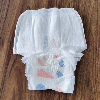 Calças descartáveis com roupa interior menstrual respirável em branco OEM ODM