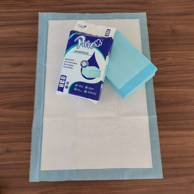 Cor personalizada 5ply Core 60x90 absorvente Pad Incontinência Underpad algodão Pad cirúrgico