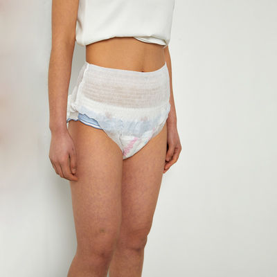 Coreia SAP Pantalhões menstruais para higiene Calças de guardanapo em suave Nowoven Frabic
