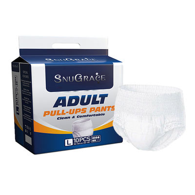 Anti-Fuga 3D Canal de Prevenção de Fugas Adulto Japonês Pull On Ups Pantalhão de fraldas para a noite