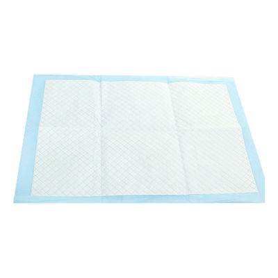 Subpedaço descartável de absorção pesada personalizado em cor azul para tamanhos S M L XL 60 * 60