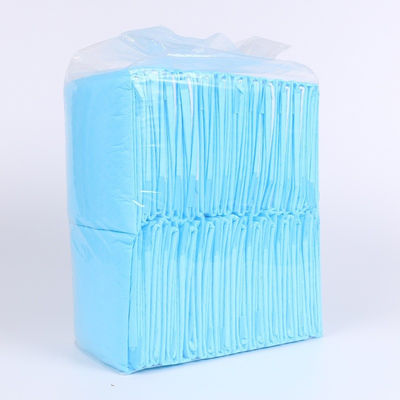 Folha de PE Tecido respirável Sub-pernas absorventes de hospital almofadas descartáveis de cama para adultos 60 x 90