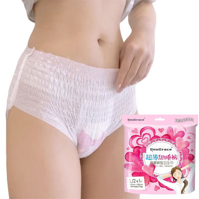 Calcinhas de algodão para menstruação para mulheres Super Absorventes Calcinhas sanitárias de guardanapo para menstruação