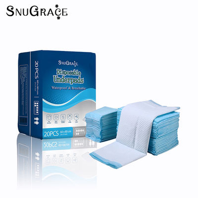 6 PLY SNUGRACE Super Absorvente Incontinência Adultos Sub Pads Urina descartável Para Cama
