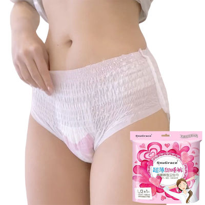 Calcinhas Maxi/Super Menstruais com material macio de algodão e design anti-fuga
