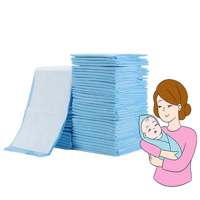 Enfermagem sob almofada Azul Super absorvente almofadas descartáveis para tratamento de incontinência