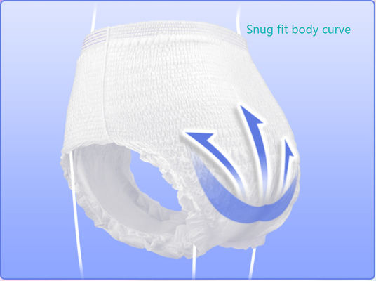 Calças de período de alta absorção de moda luxuosa Calças sanitárias descartáveis de algodão