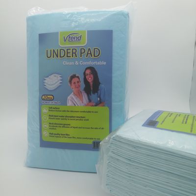 Lenço de cama de hospital descartável bordado com absorvente de tipo SAP sob almofada