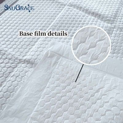 Top Sheet Soft Nonwoven Fabric Super Absorbent Underpads descartáveis para homens e mulheres
