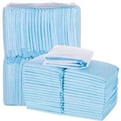 Acessórios de cama descartáveis personalizados para incontinência com alta absorção e folha traseira de filme PE