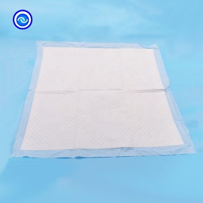 Acessórios de cama descartáveis personalizados para incontinência com alta absorção e folha traseira de filme PE
