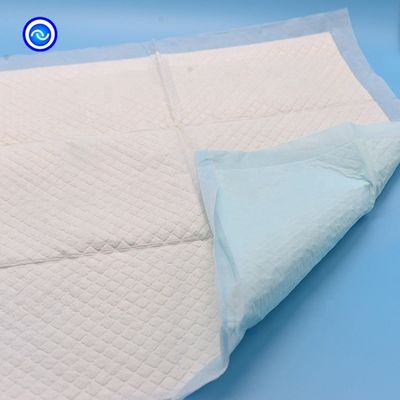 Acessórios de cama descartáveis personalizados para incontinência com alta absorção e folha traseira de filme PE