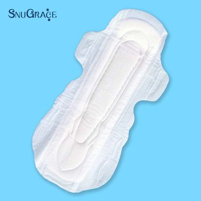 100% de algodão super absorvente de aniões almofadas higiênicas suaves respiráveis almofadas de senhoras para o dia
