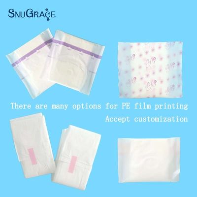 100% de algodão super absorvente de aniões almofadas higiênicas suaves respiráveis almofadas de senhoras para o dia