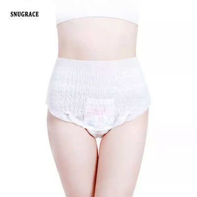 Calças descartáveis personalizadas Pantalhas de segurança do período menstrual feminina