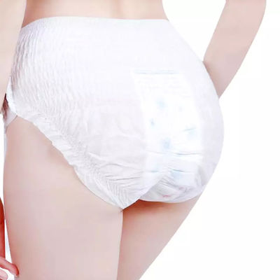 Calcinhas menstruais com desenho impresso e material suave e respirável