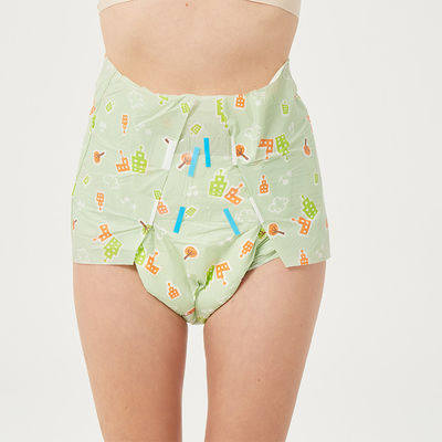 Absorção Superfície seca Abdl Fraldas com filme traseiro PE de tamanho médio e design anti-fuga