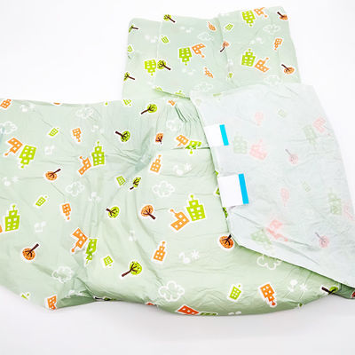 Absorção Superfície seca Abdl Fraldas com filme traseiro PE de tamanho médio e design anti-fuga