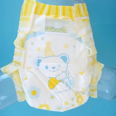 Folha superior não tecida suave Primido fraldas ABDL para idosos 3D Canal de prevenção de vazamento