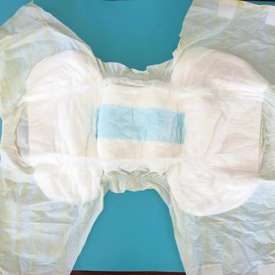 Folha superior não tecida suave Primido fraldas ABDL para idosos 3D Canal de prevenção de vazamento