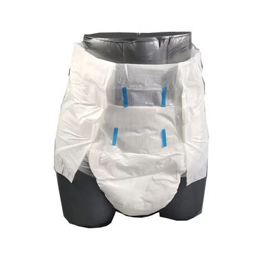 Caixa descartável de alta absorção, fralda de treino para adultos com canal de prevenção de fugas 3D