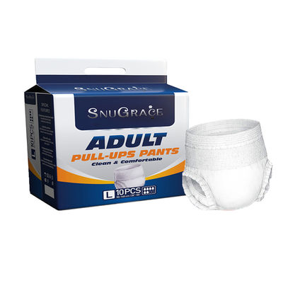 Algodão de Alta Absorção Calças para Adultos Moles Pull Up Fraldas para Adultos Ativos e Atraídos