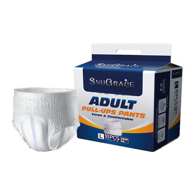 Superfície seca Absorção Homens Incontinência Marca privada Fraldas descartáveis para adultos