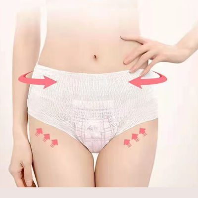 Pantalhão de fraldas para adultos em cor branca para produtos quentes Calças de fraldas para mulheres