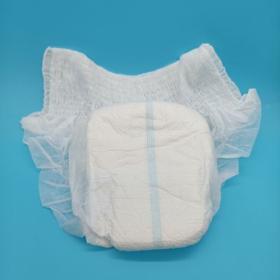 Pantalhão de fraldas para adultos em cor branca para produtos quentes Calças de fraldas para mulheres