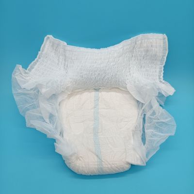 Pantalhão de fraldas para adultos em cor branca para produtos quentes Calças de fraldas para mulheres