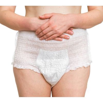 Peças de roupa de grande porte para adultos para a noite Anti-vazamento 3D