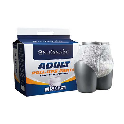 Customização suportada Pantalhões descartáveis para adultos Tipo fralda com Super Alta Absorção