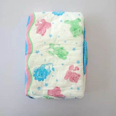 Fraldas adultas ultra grossas biodegradáveis com 800 ml-2700 ml de absorção e impressão colorida