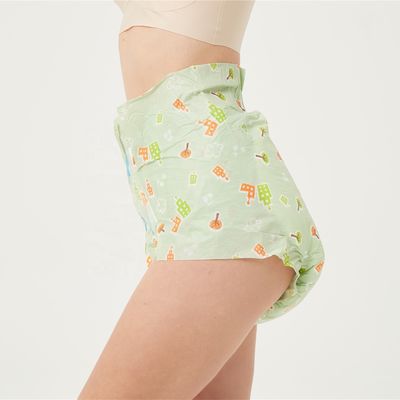 ISO9001/ISO14001/ OHSAS18001 BV Fraldas descartáveis para adultos impressas com desenhos animados para fraldas ABDL
